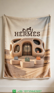 Hermes Throw Blankets